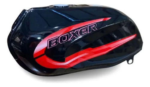 Tanque gasolina BOXER CT 100 - Negro con rojo 